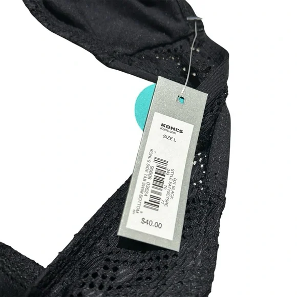 NWT Apt 9 Black Crochet Hipster
Bikini Bottom Swimwear - Picture 6 of 6